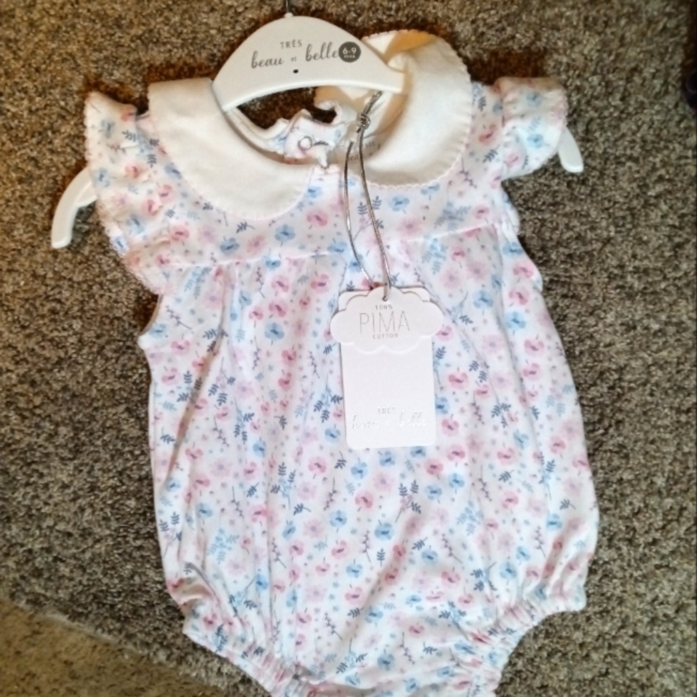 BEAU BELLE baby girl 6-9 mos. NWT